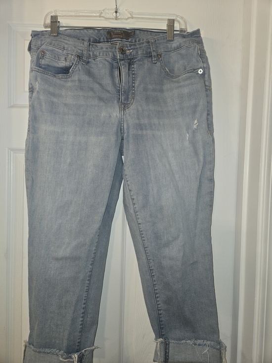 torrid Denim - torrid Light Blue Cropped Straight Jeans
